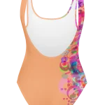 wild peach clothing design 02 apricot orange swimsuit back 2