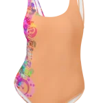 wild peach clothing design 02 apricot orange swimsuit front 1