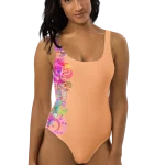 wild peach clothing design 02 apricot orange swimsuit front 2