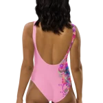 wild peach clothing design 02 carnation pink swimsuit back 2