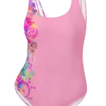 wild peach clothing design 02 carnation pink swimsuit front 2