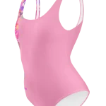 wild peach clothing design 02 carnation pink swimsuit left 1