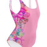 wild peach clothing design 02 carnation pink swimsuit right 1