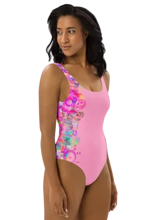 wild peach clothing design 02 carnation pink swimsuit right 2