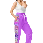 wild peach clothing design 06 heliotrope purple track pants right front 1