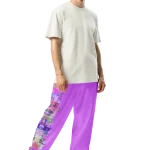 wild peach clothing design 06 heliotrope purple track pants right front 2