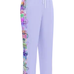 wild peach clothing design 06 lavender purple track pants front 2