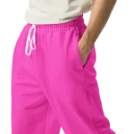 wild peach clothing design 06 magenta pink track pants left