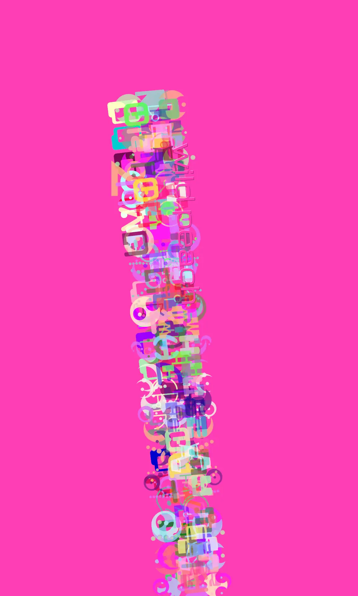 wild peach clothing | Design 06 Magenta Pink Track Pants | Print design