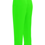 wild peach clothing design 06 neon green track pants back