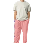 wild peach clothing design 06 pink peach track pants front 1