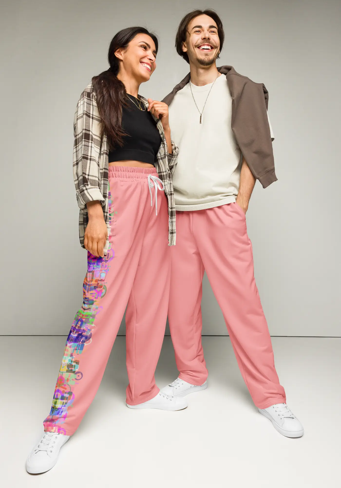 Design 06 Pink Peach Track Pants