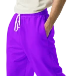 wild peach clothing design 06 purple track pants left