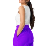 wild peach clothing design 06 purple track pants left back