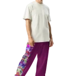 wild peach clothing design 06 velvet red track pants right front 1