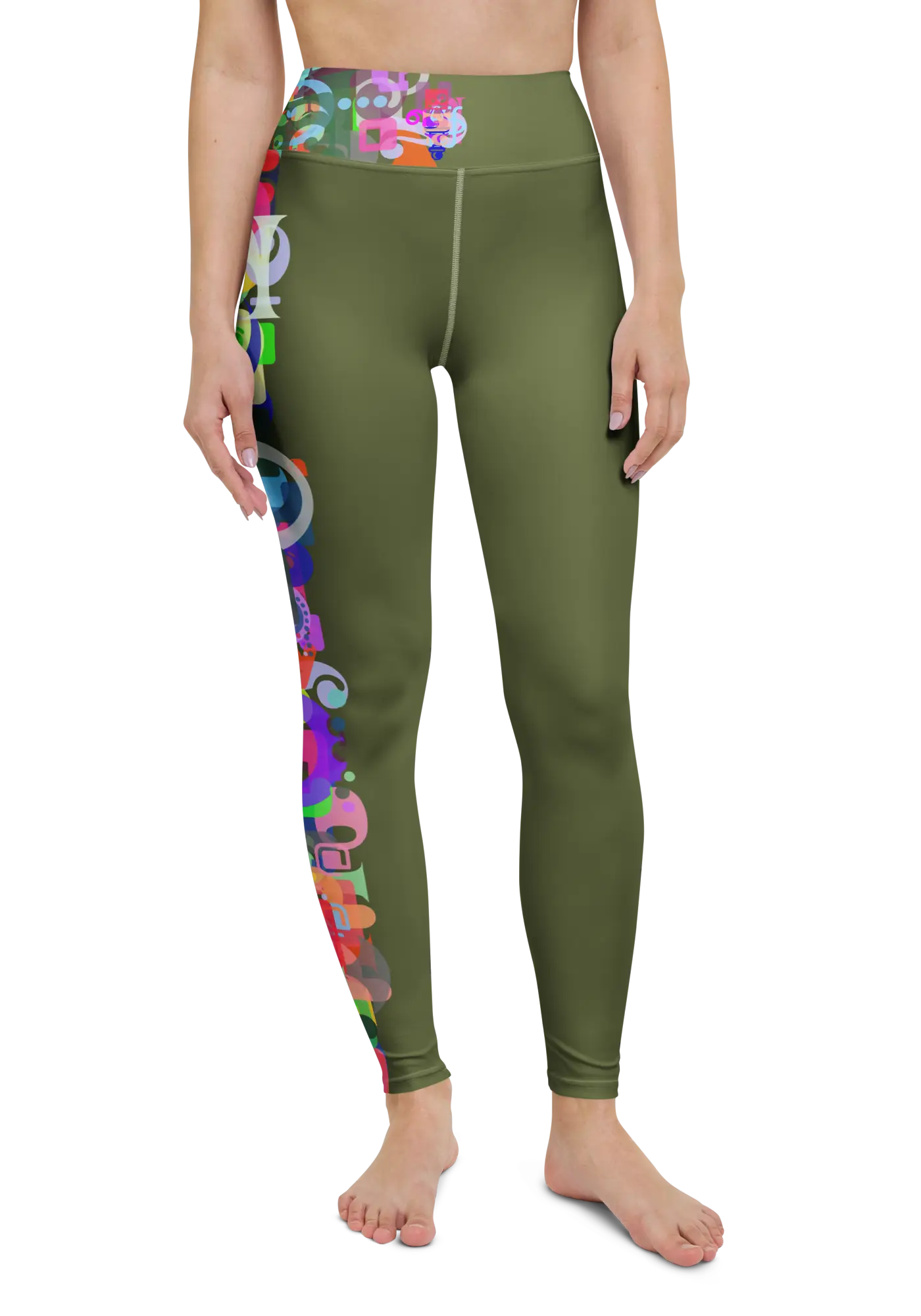 Design 07 Army Green Leggings