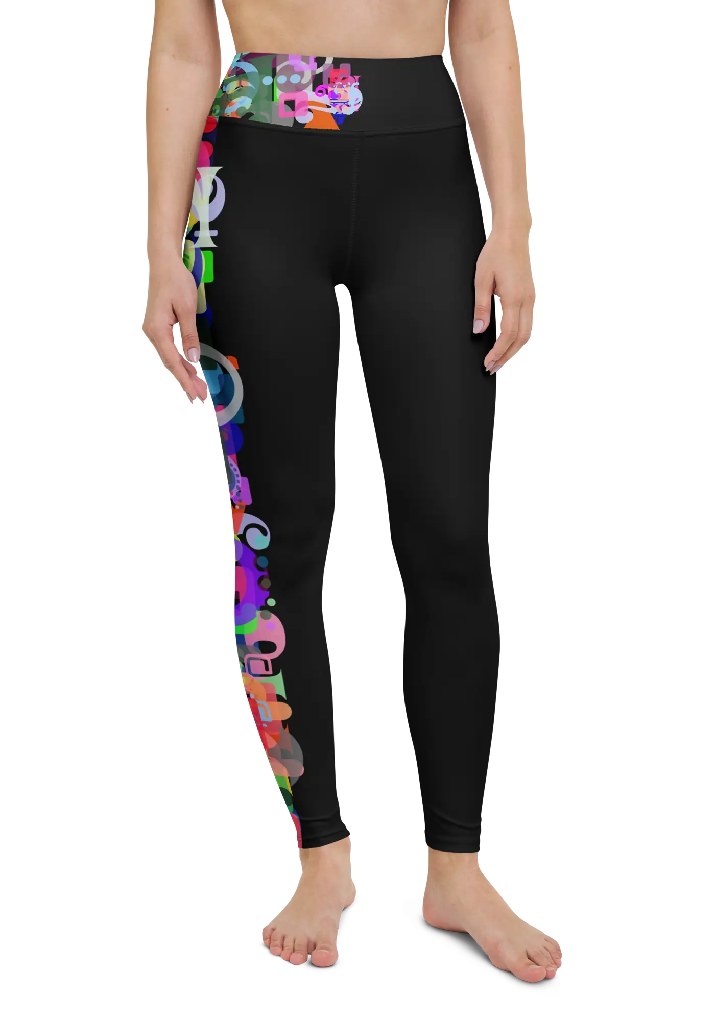 Design 07 Black Leggings