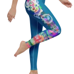 wild peach clothing design 07 cerulean blue leggings right