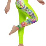 wild peach clothing design 07 chartreuse yellow leggings right