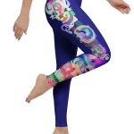 wild peach clothing design 07 dark blue leggings right