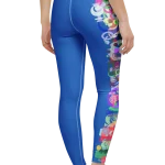 wild peach clothing design 07 denim blue leggings back