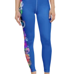 wild peach clothing design 07 denim blue leggings front