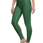 wild peach clothing design 07 forest green leggings left front