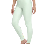wild peach clothing design 07 honeydew green leggings left front