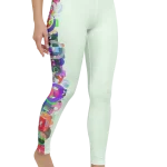 wild peach clothing design 07 honeydew green leggings right front