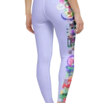 wild peach clothing design 07 lavender purple leggings back
