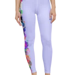 wild peach clothing design 07 lavender purple leggings front