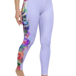 wild peach clothing design 07 lavender purple leggings right front