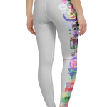 wild peach clothing design 07 light grey leggings back