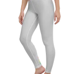 wild peach clothing design 07 light grey leggings left front