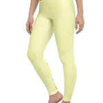 wild peach clothing design 07 light yellow leggings left front
