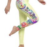 wild peach clothing design 07 light yellow leggings right