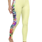 wild peach clothing design 07 light yellow leggings right front