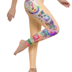 wild peach clothing design 07 peach orange leggings right
