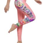 wild peach clothing design 07 pink peach leggings right