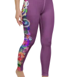 wild peach clothing design 07 plum purple leggings right front