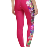 wild peach clothing design 07 ruby red leggings back