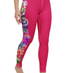 wild peach clothing design 07 ruby red leggings right front