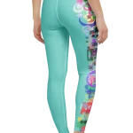 wild peach clothing design 07 tiffany blue leggings back