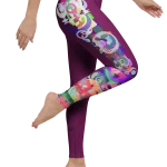 wild peach clothing design 07 velvet red leggings right