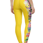 wild peach clothing design 07 yellow leggings back