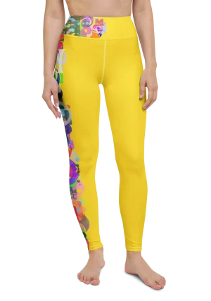 wild peach clothing design 07 yellow leggings front