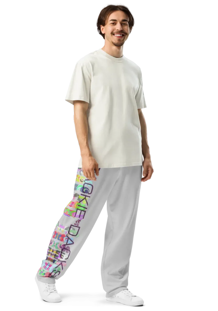 wild peach clothing trackie dacks light grey track pants right front 1
