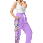 wild peach clothing trackie dacks mauve purple track pants right front 1