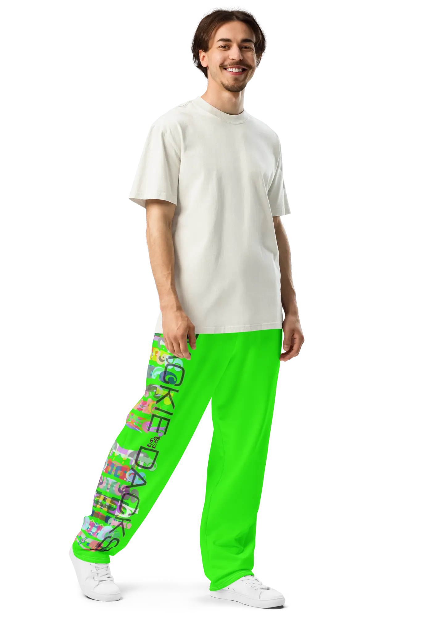 Trackie Dacks Neon Green Track Pants