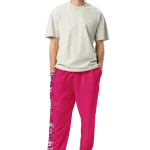 wild peach clothing trackie dacks ruby red track pants front 1